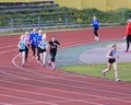 Sointu Salonen 13-vuotiaiden tyttöjen 4 x 600 metrin viestin aloitusosuudella.